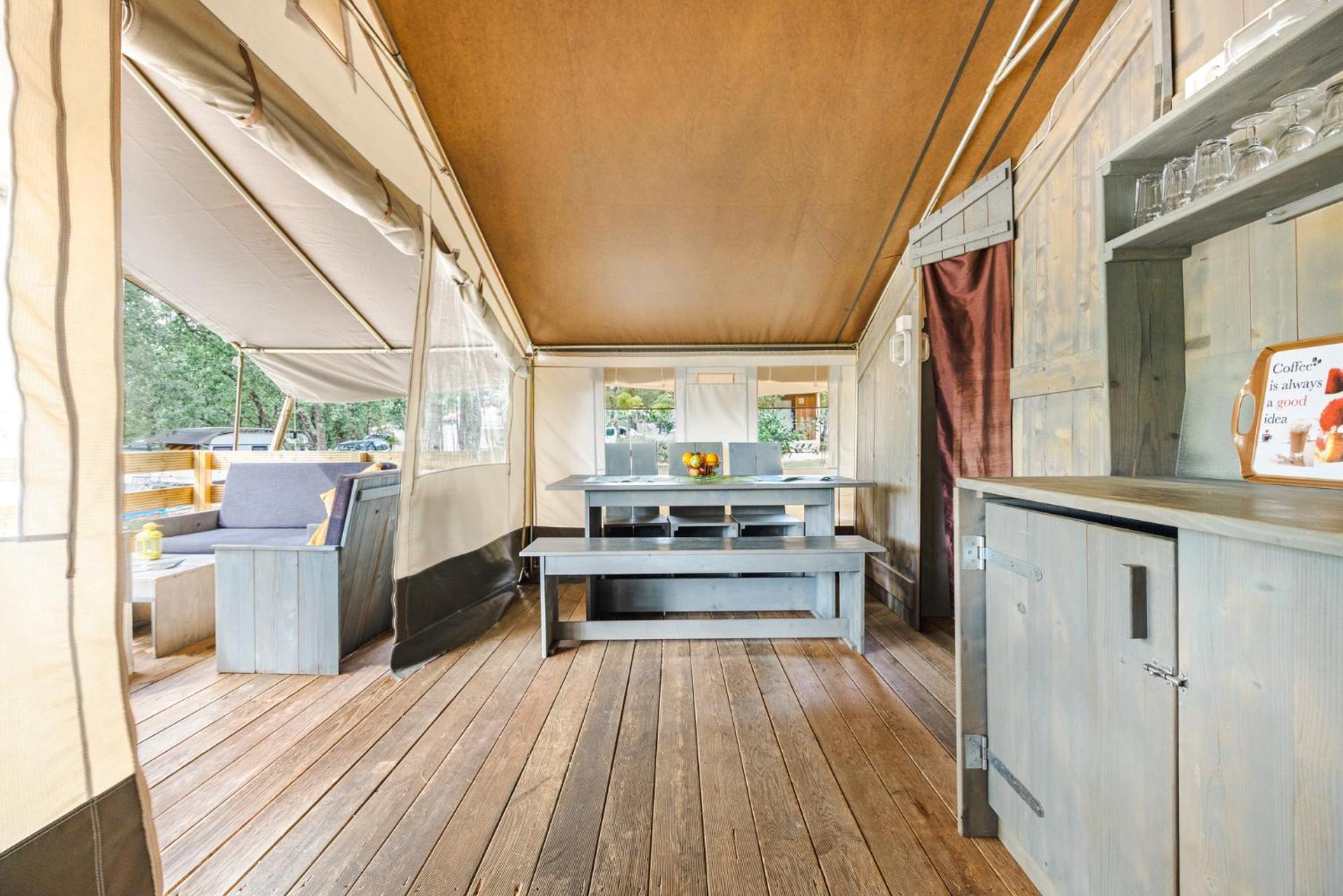Easyatent Fkk Safari Tent Solaris Naturist - Clothes Free Πόρετς Δωμάτιο φωτογραφία